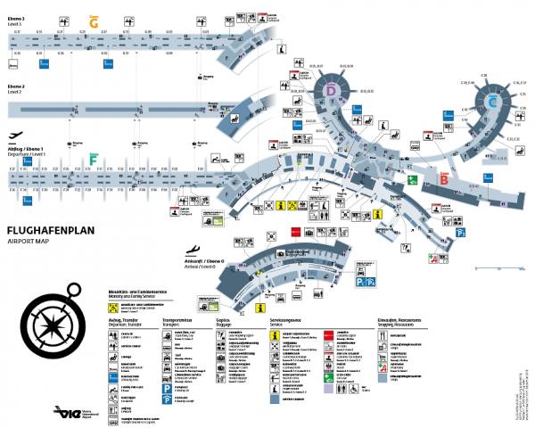 Programm des Internationalen Flughafens Schwechat (Internationaler Flughafen Schwechat oder Wien)