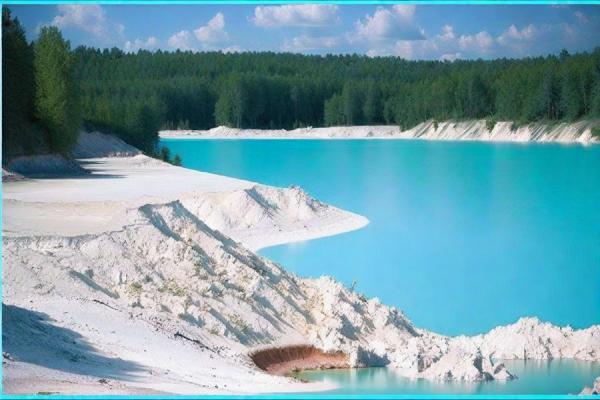 Kaolin Steinbruch Foto