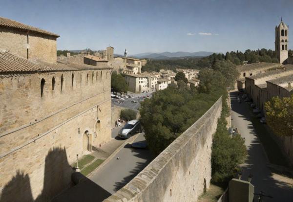 Wände von Girona Foto