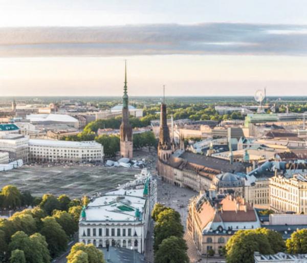Panoramafoto von Riga