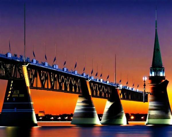 Palastbrücke Foto