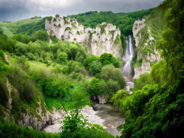 Honig Wasserfälle Foto