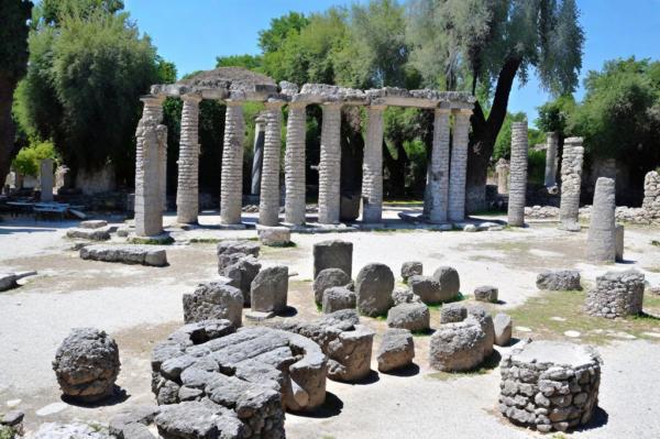 Antike Ruinen von Butrint Foto