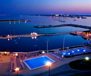 Nacht Burgas Foto