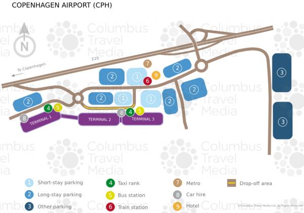 Kopenhagen Kastrup Flughafen Schema