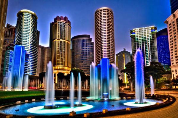 Panoramafoto von Kuala Lumpur