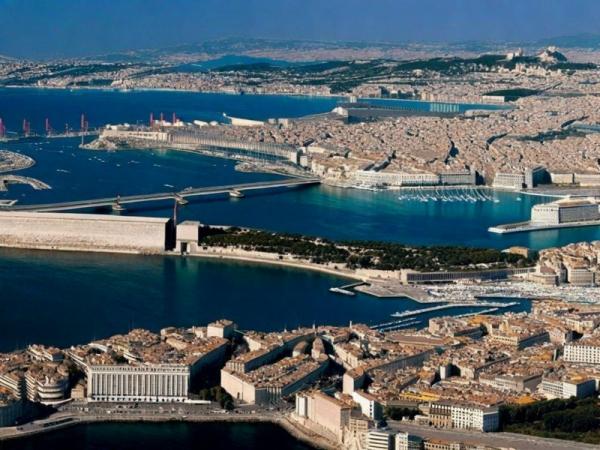 Panoramafoto von Marseille