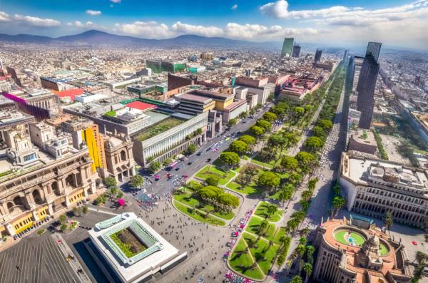 Mexiko-Stadt Panoramafoto