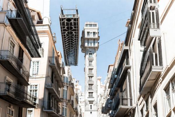 Aufzug Santa Zhusta (Rua de Santa Justa) Foto
