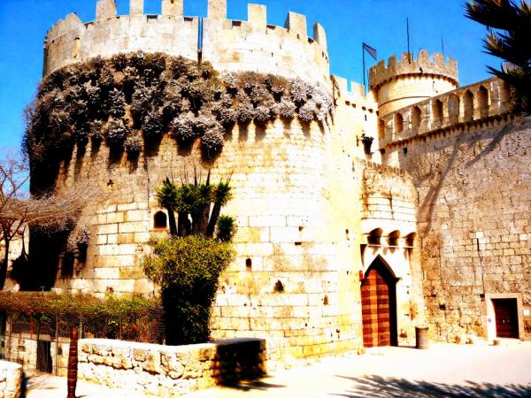 Foto der Festung von Rhodos